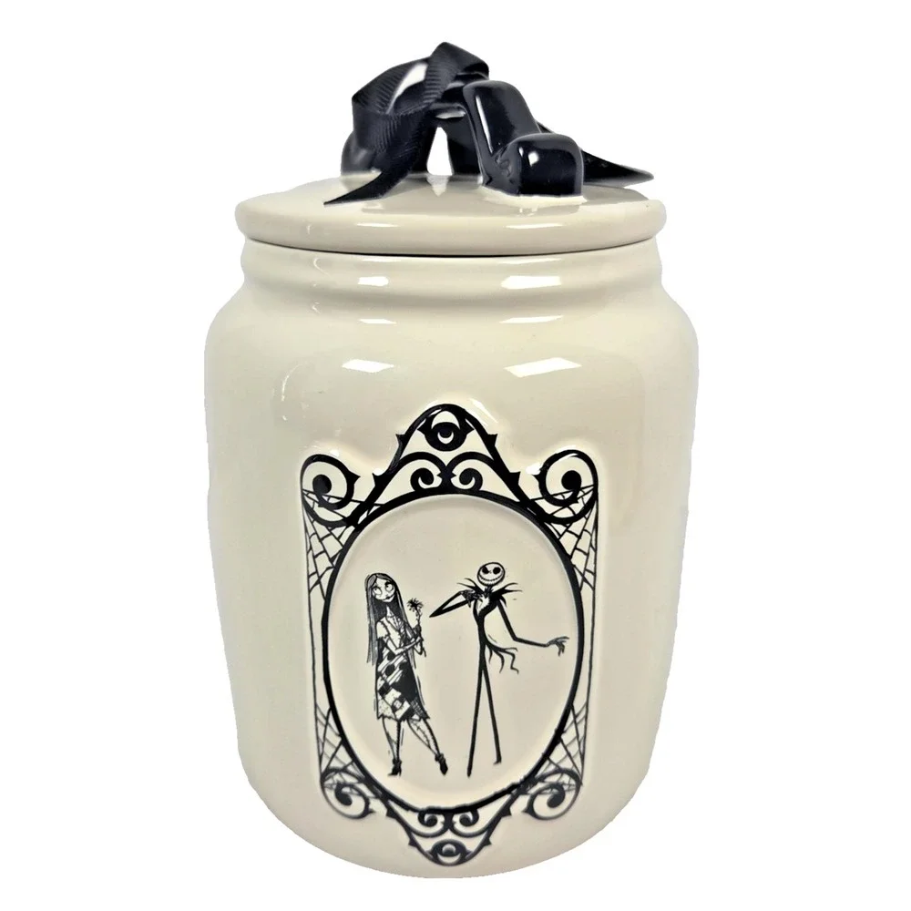 Rae Dunn Disney Nightmare Before Christmas Deadly Nightshade Canister Jack Sally
